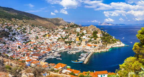 The Island of Hydra - where anchoring is always exciting