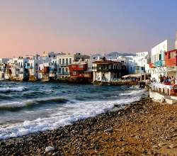 Cyclades Islands 7 Day Yacht Charter Itinerary Greece: Kythnos, Milos, Folegandros, Santorini, Amorgos, Paros, Mykonos