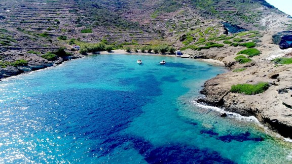 Kimolos Apollonia shore line