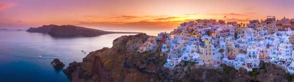 Your luxury charter in Santorini can start in Santorini itself, the nearby Mykonos or Athens.