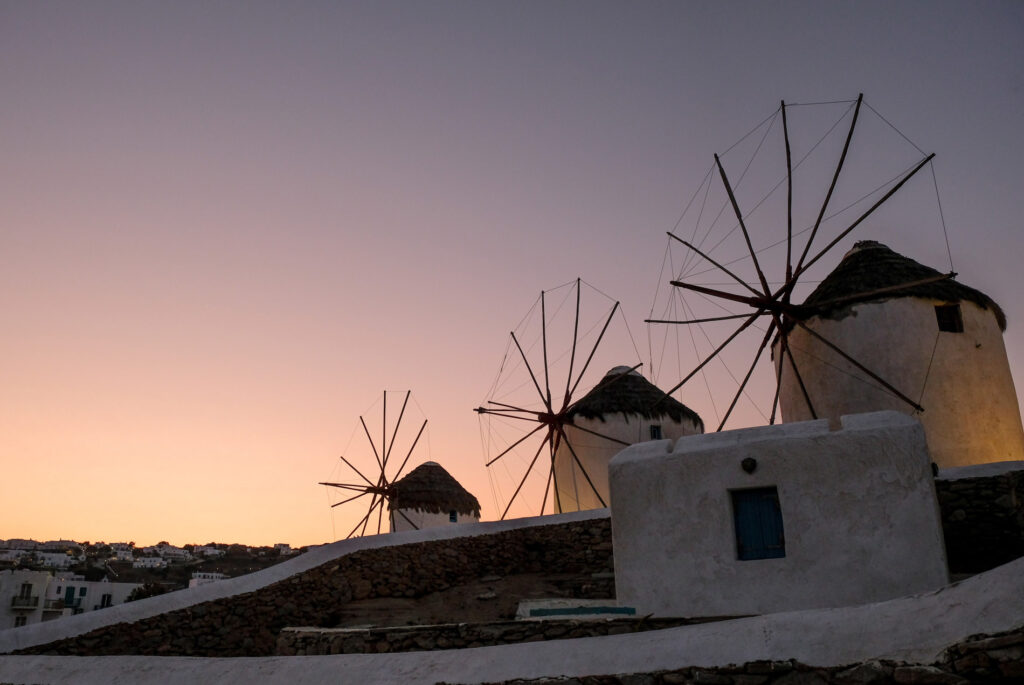 Mykonos windmills.