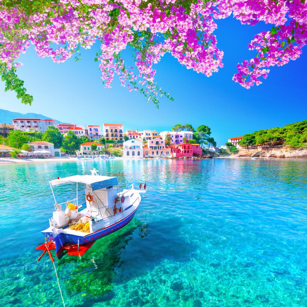 Assos village in Kefalonia, Greece