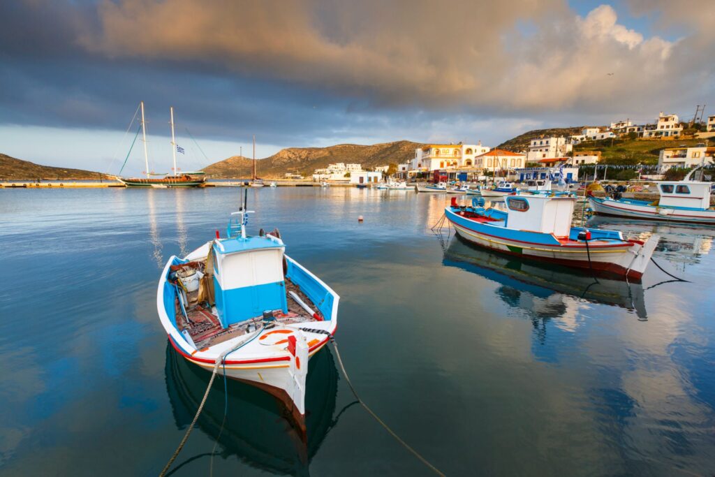 Lipsi Harbor Greece