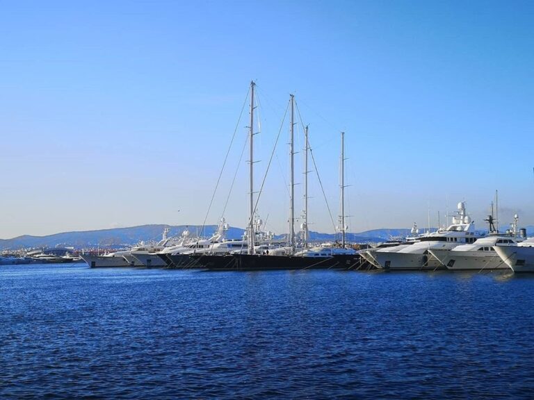 Yacht on the water.