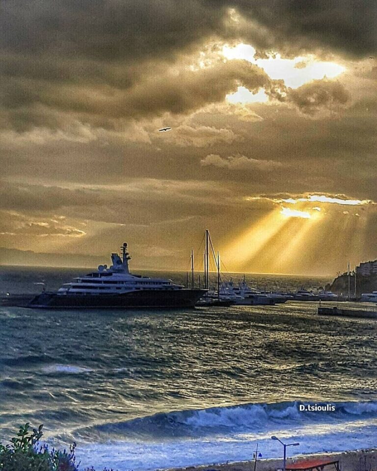 Yacht on the water.
