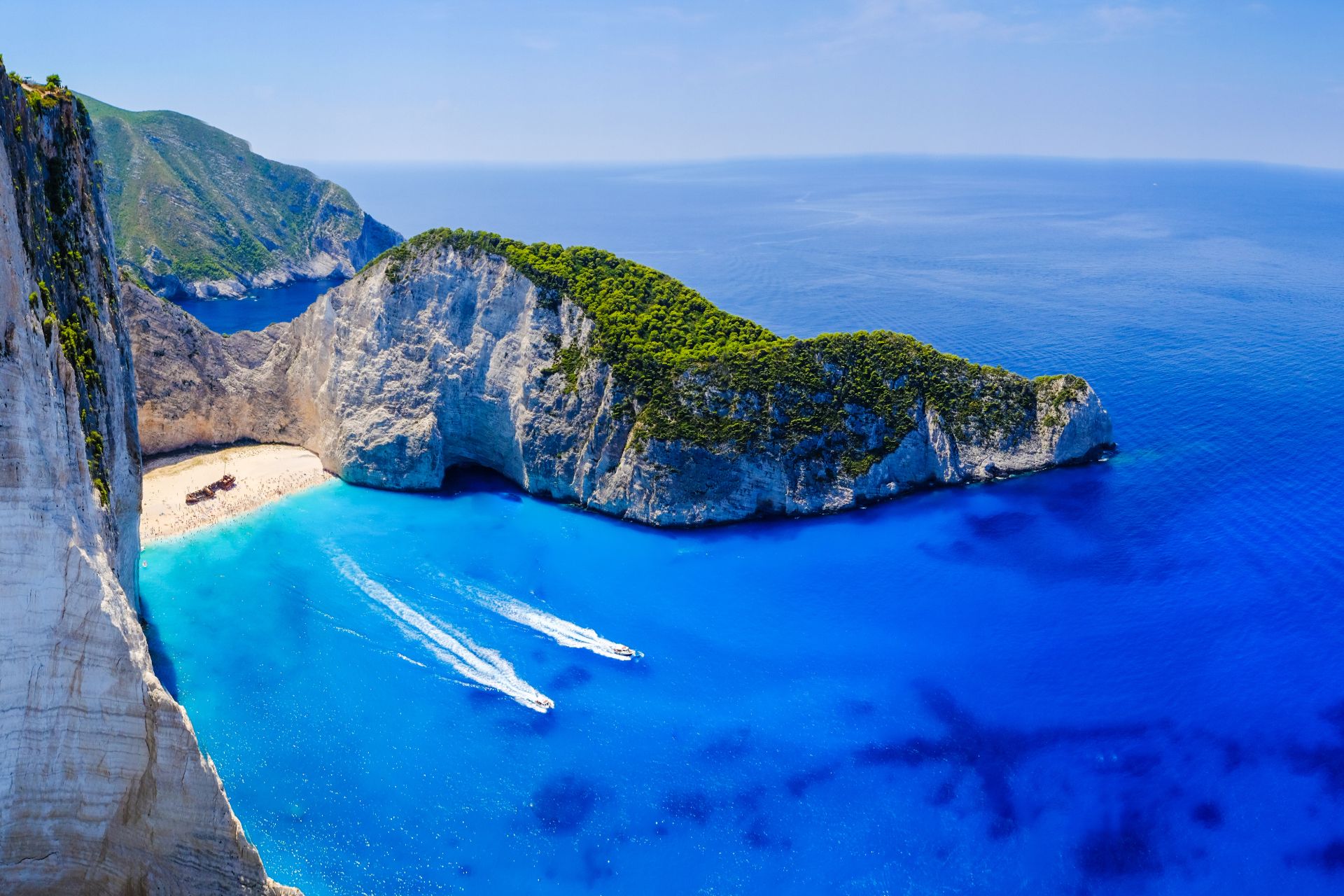 Shipwreck Beach, Ionian Islands, Greece