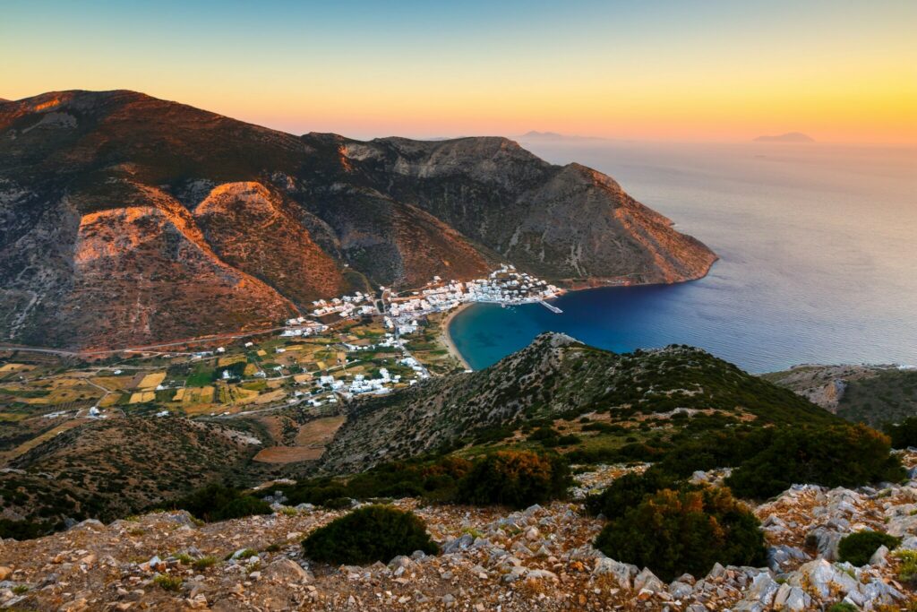 View of Kamares village from the church of Agios Symeon-min.