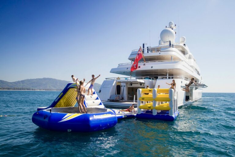 Inflatable-water-park-of-motor-yacht-TITANIA
