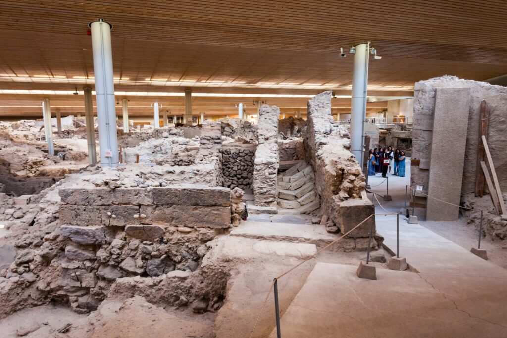 Akrotiri's Archeological Site, Santorini
