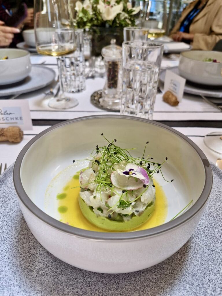 MY EVA serves Ceviche