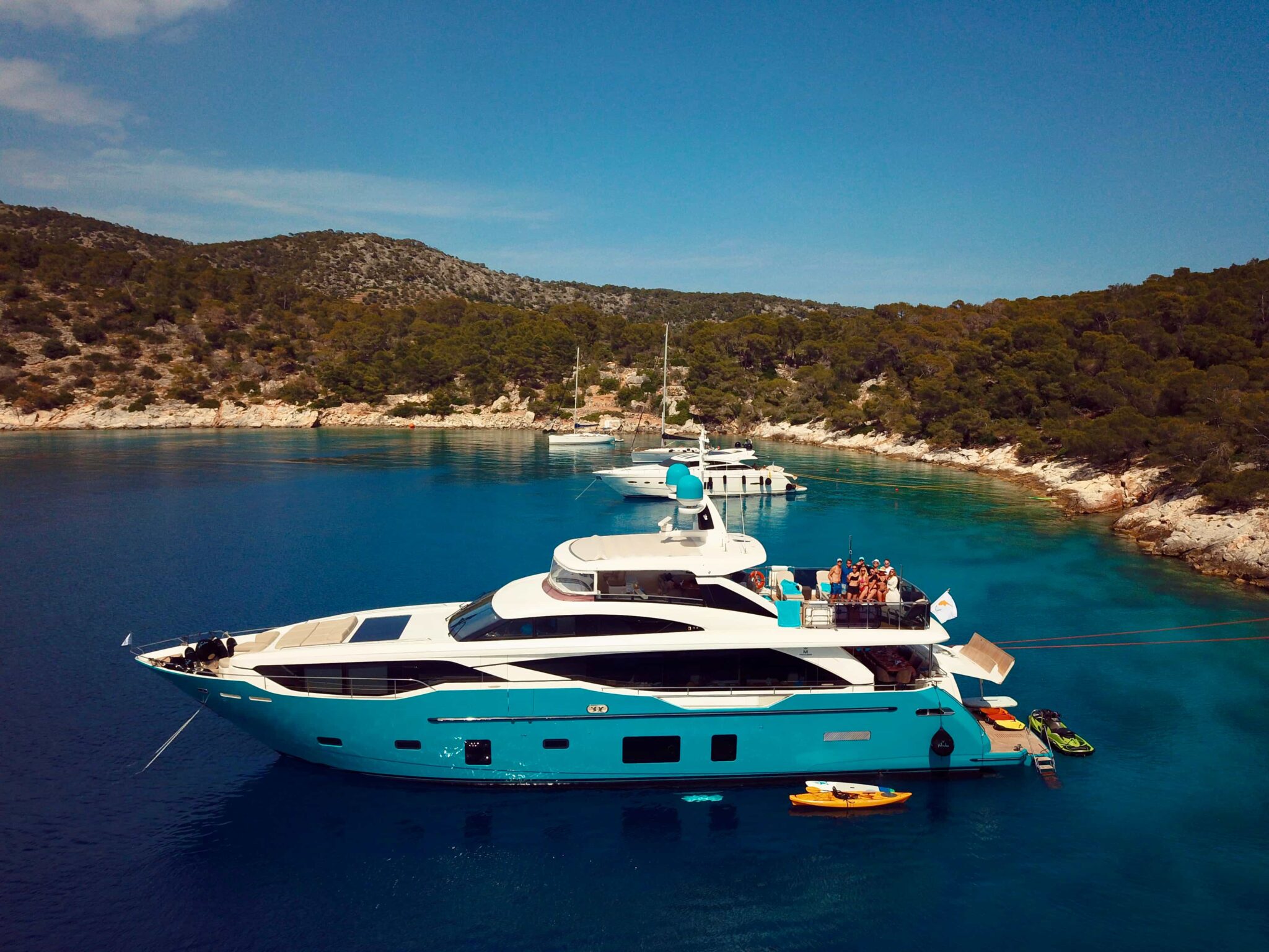 Greece motor yacht charter
