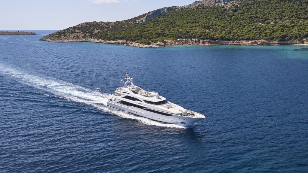 BARENTS under way off the Greek coast