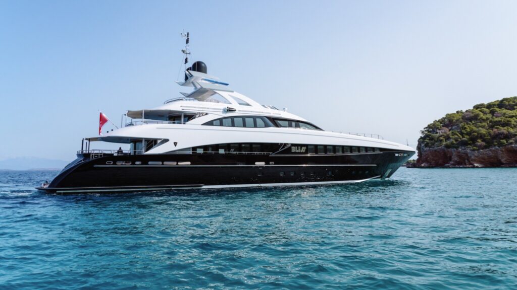 BLISS, a 144 foot Heesen superyacht refitted for charter in Greece