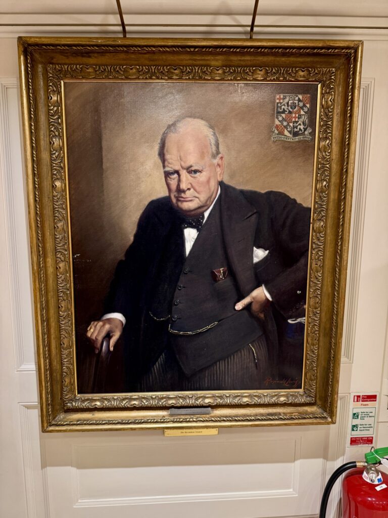 CHRISTINA O, the Winston Churchill portrait