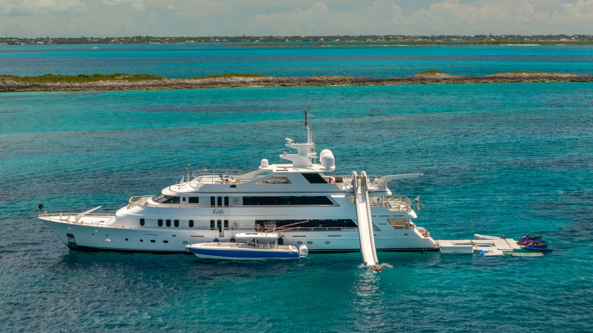 KEFI superyacht, 150 ft Christensen, ex Ionian Princess from Below Deck Mediterranean