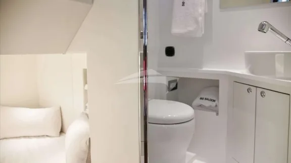 Guest Cabin and Bathroom