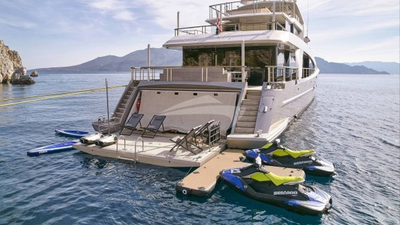 Swim Platform with Water Toys