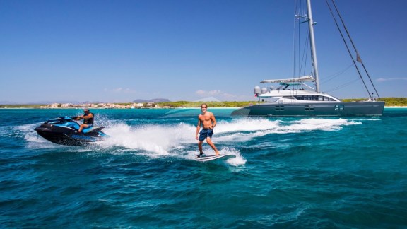 Jetskie and Jetsurfboard