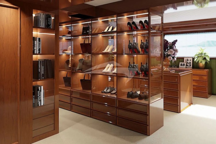Walk in Wardrobe Room adjacent to the Master Cabin