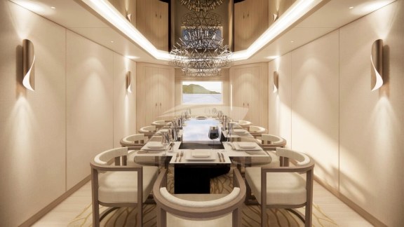 Fine dining on main deck