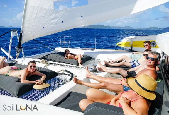 LUNA Foredeck With Trampolines