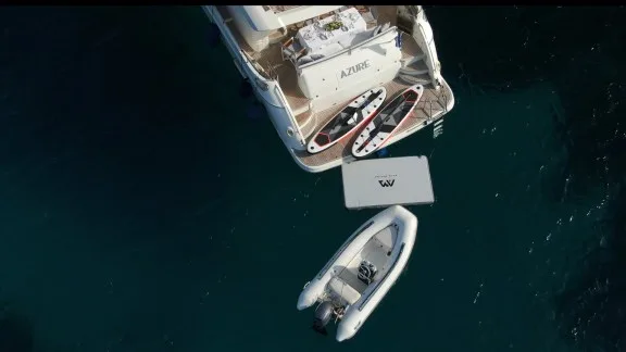 Swim platform and water toys