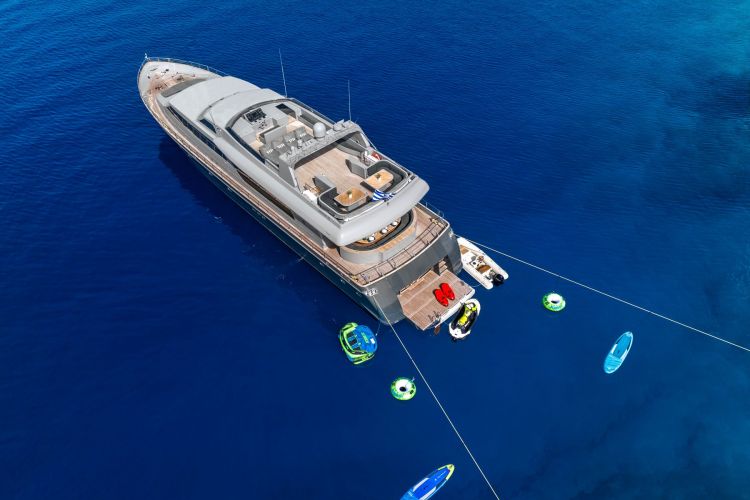 Luxury Yacht With TOYS