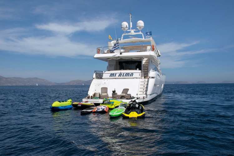 Motor Yacht MI ALMA with toys