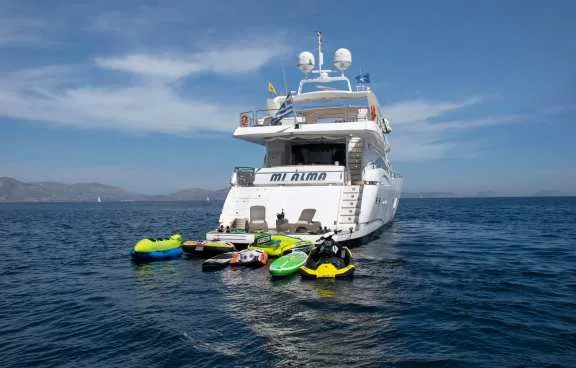 Motor Yacht MI ALMA with toys