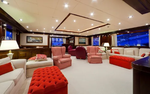 Yacht SOPHIE BLUE - Main Salon looking forward