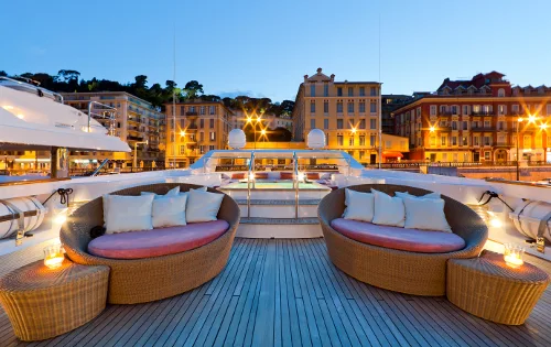 Yacht SOPHIE BLUE - Sundeck Seating