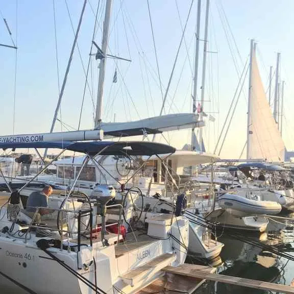 Yacht on the water.