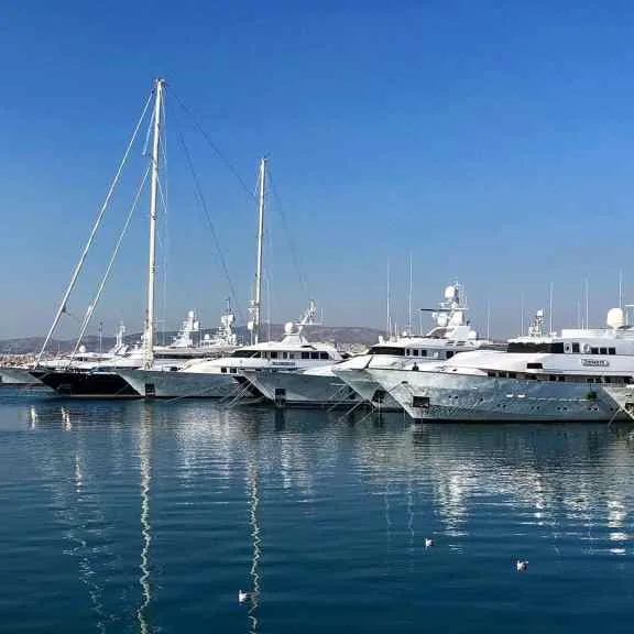 Yacht on the water.