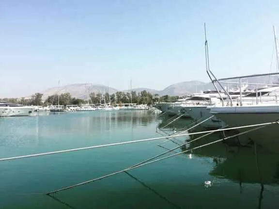Yacht on the water.