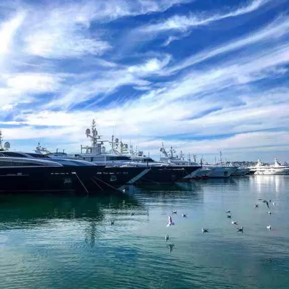 Yacht on the water.