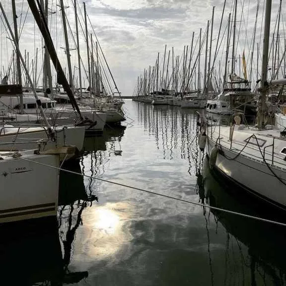 Yacht on the water.