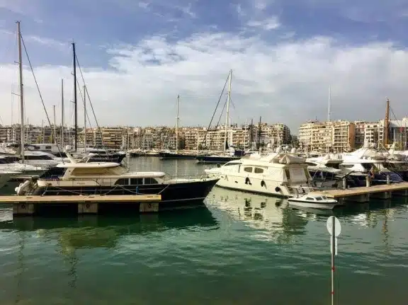 Yacht on the water.