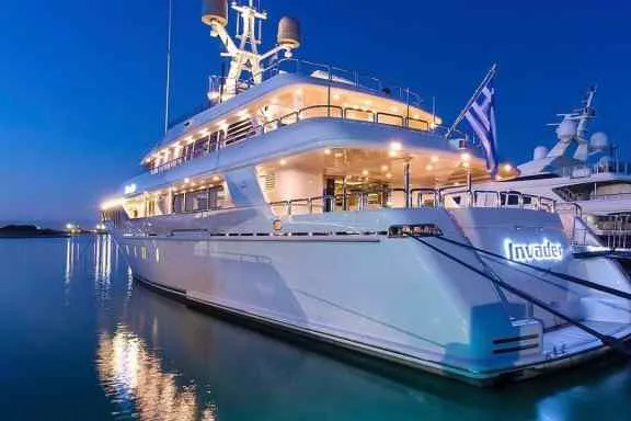 Yacht on the water.