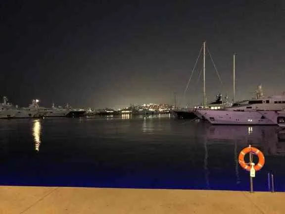 Yacht on the water.