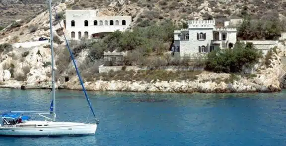 Yacht on the water.