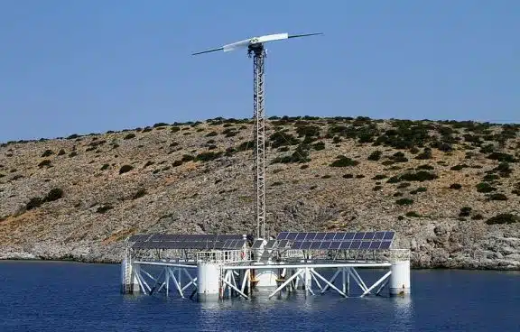 Power generator at Agios Georgios.