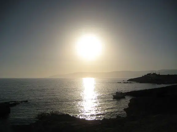 Sunset in Koufonisa - Kchristina, Wikipedia.