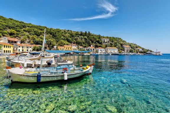 kioni-ithaca, Greece