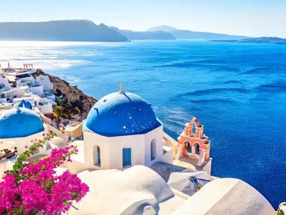 The Three Bells of Fira. One of the most recognized places in the world and an absolute bucket list material.