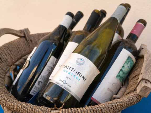 Santorini wines have a unique quality and taste - try the local Assyrtiko, don't hesitate to try the rose or bubbly variations.