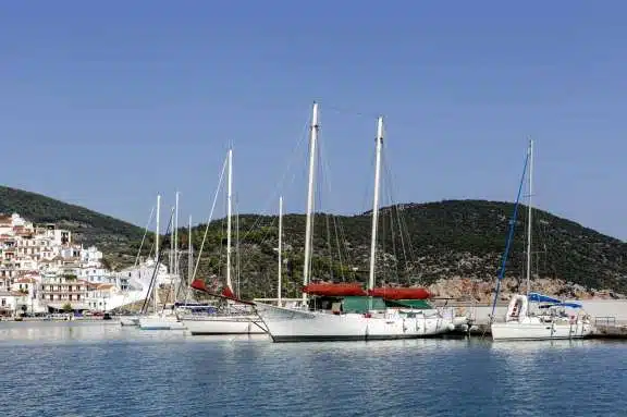 Summer day in the Island of Skopelos, Northern Sporades