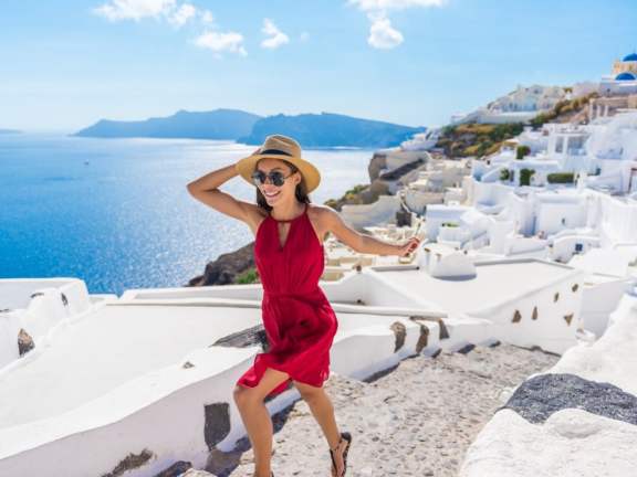 Santorini - the dream destination for most Greek yacht charters