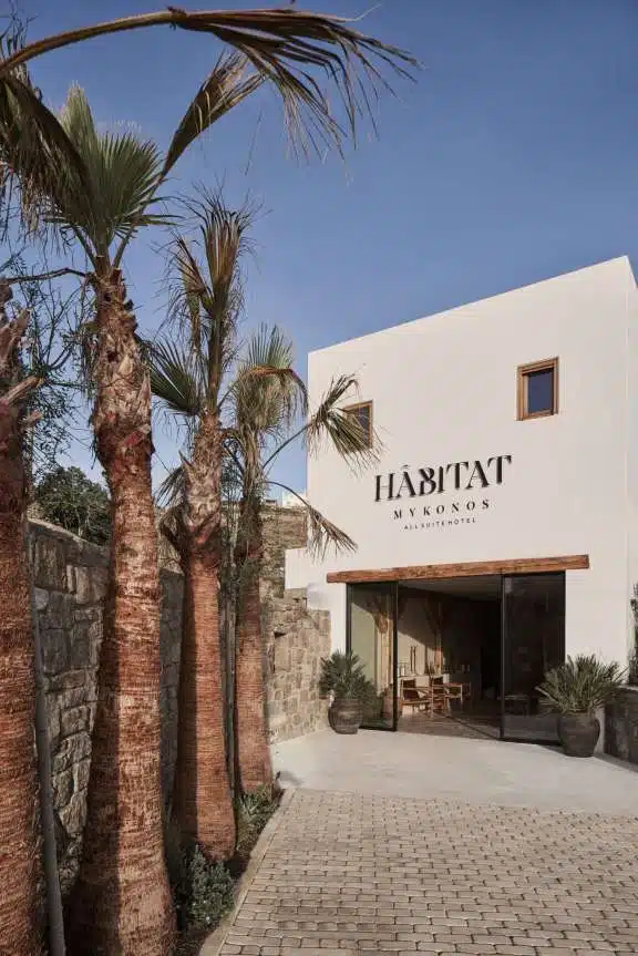 Habitat Mykonos front.