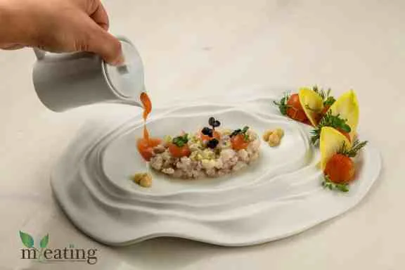 M-Eating food.