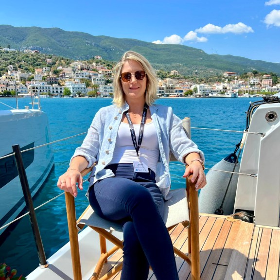 Yacht charter broker Martina Asmus at DMA Yachting